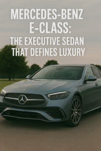 Mercedes-Benz E-Class: The Executive Sedan That Defines Luxury