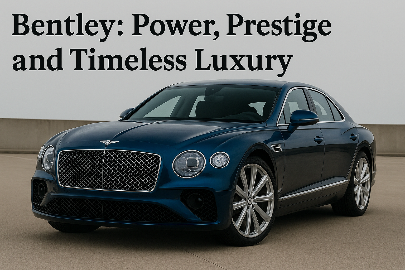 Bentley: Power, Prestige, and Timeless Luxury