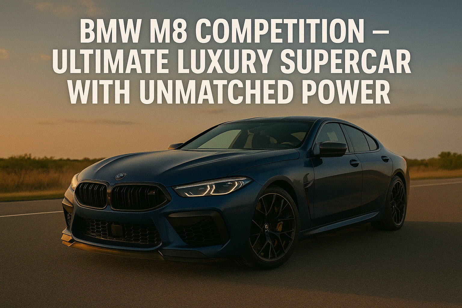 BMW M8 Competition – Ultimate Luxury Supercar with Unmatched Power