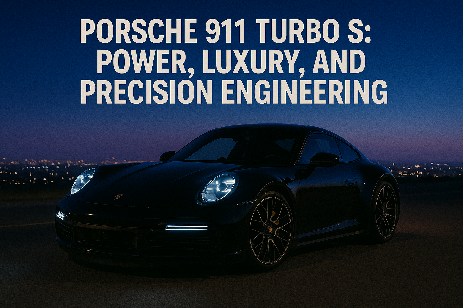 Porsche 911 Turbo S: Power, Luxury, and Precision Engineering