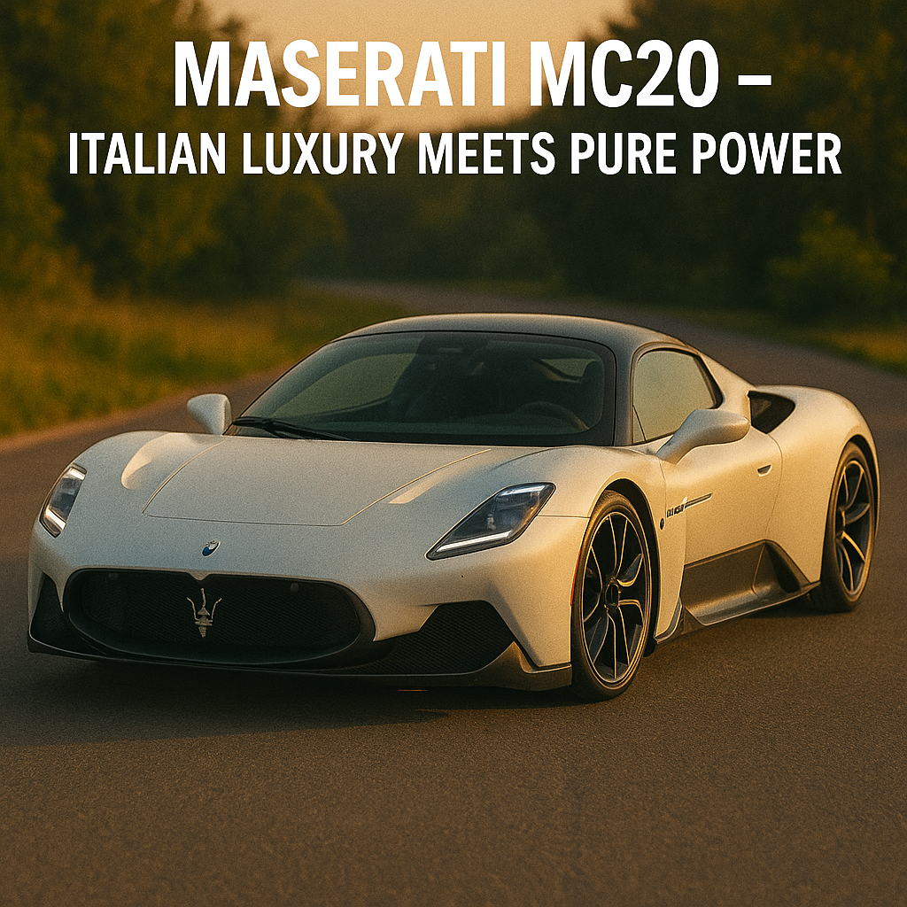 Maserati MC20 – Italian Luxury Meets Pure Power